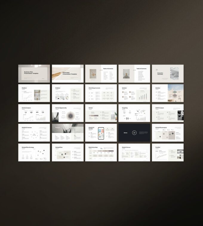 Business Presentation Template Preview 01