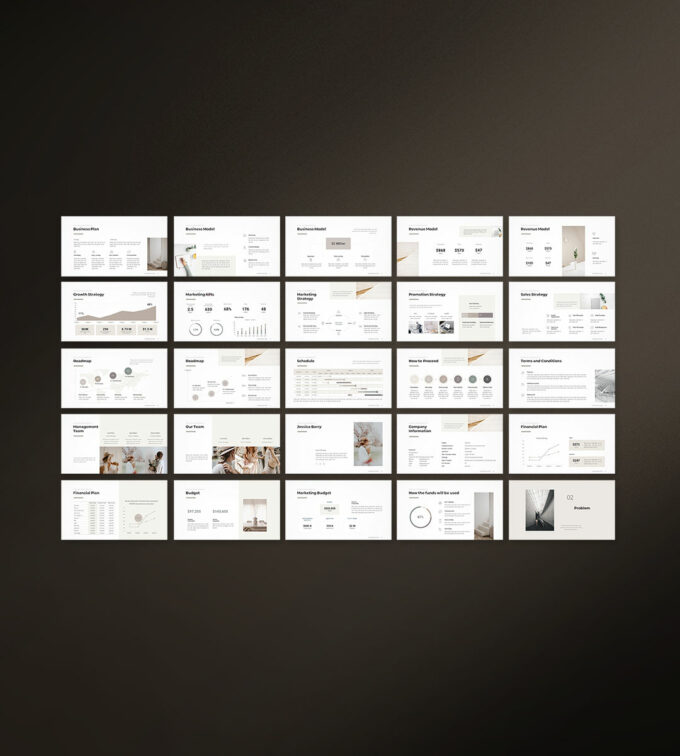 Business Presentation Template Preview 02