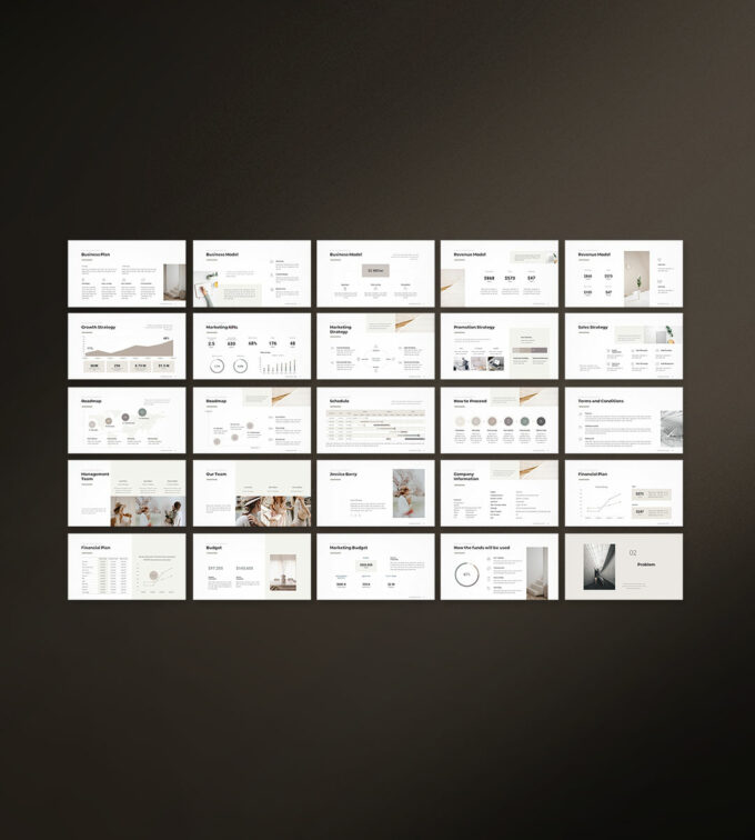 Business Presentation Template Preview 02