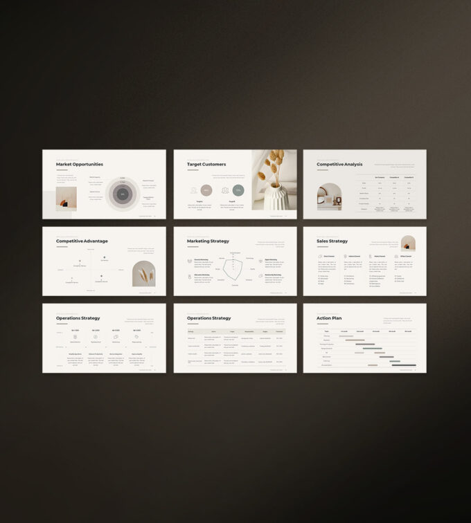 Business Strategy Presentation Template Preview 4