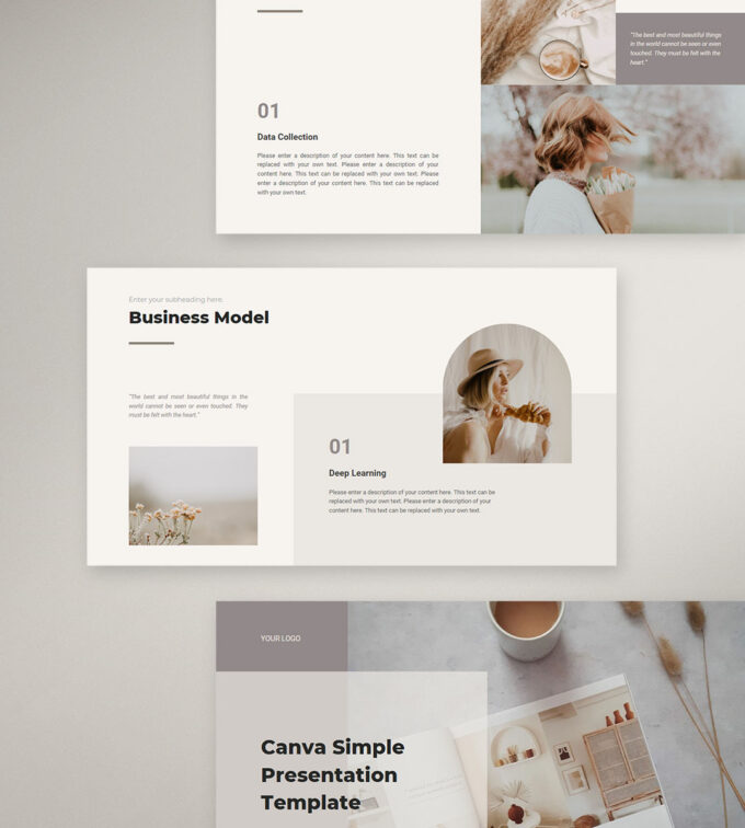 Simple Presentation Template Preview 3