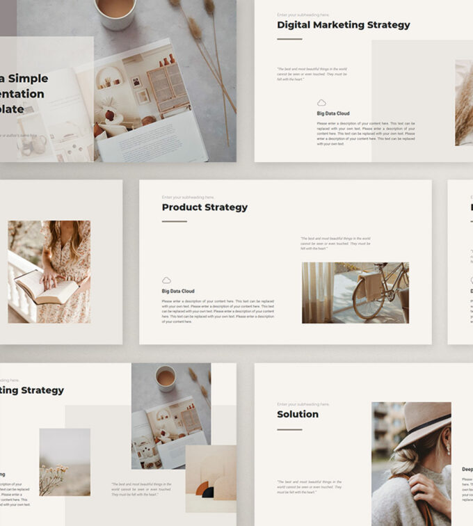 Simple Presentation Template Preview 5