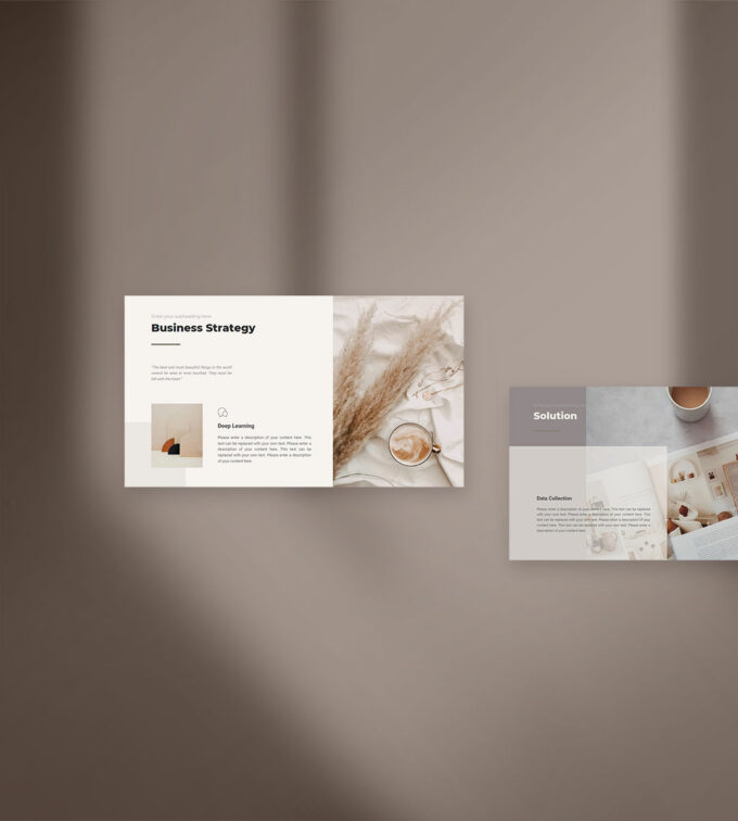 Simple Presentation Template Preview 1