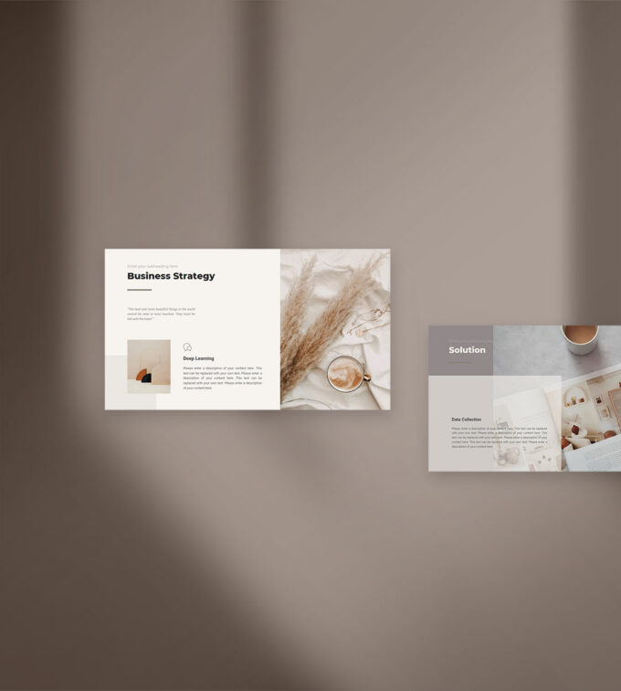 Simple Presentation Template Preview 1