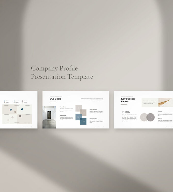 Company Profile Presentation Template Preview a