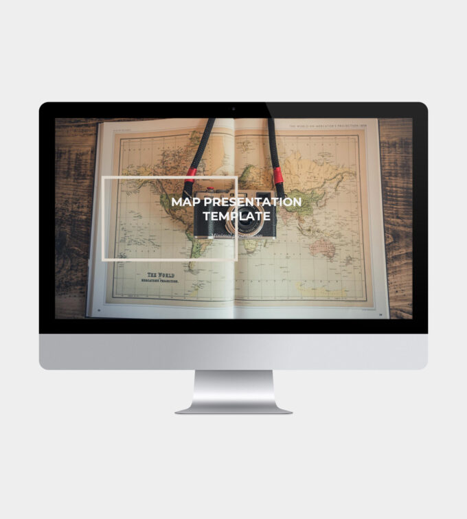 Maps PowerPoint Template preview