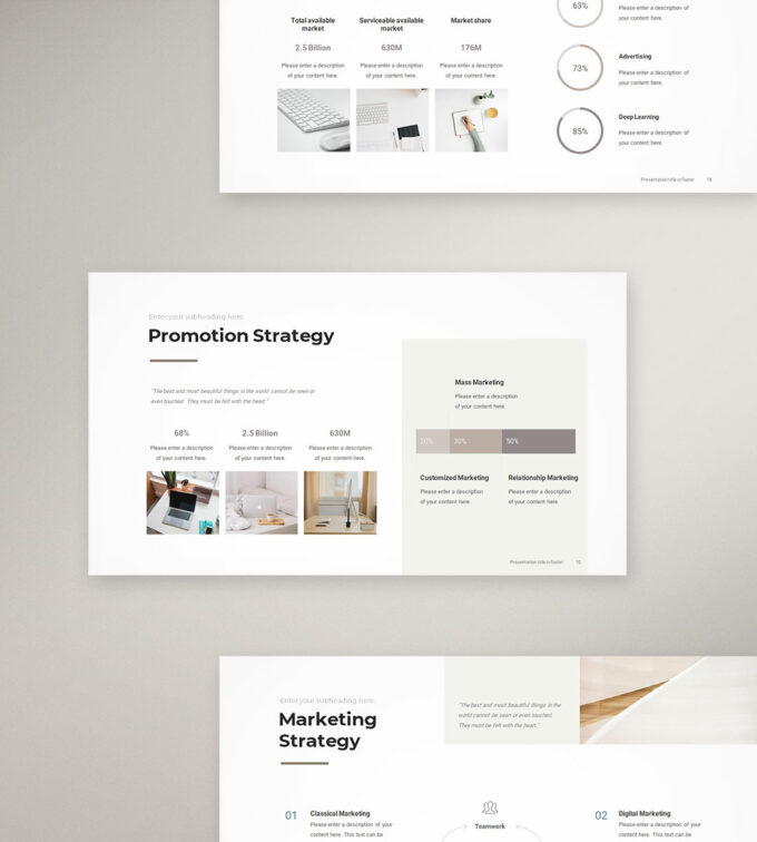 Marketing Plan Template Preview a