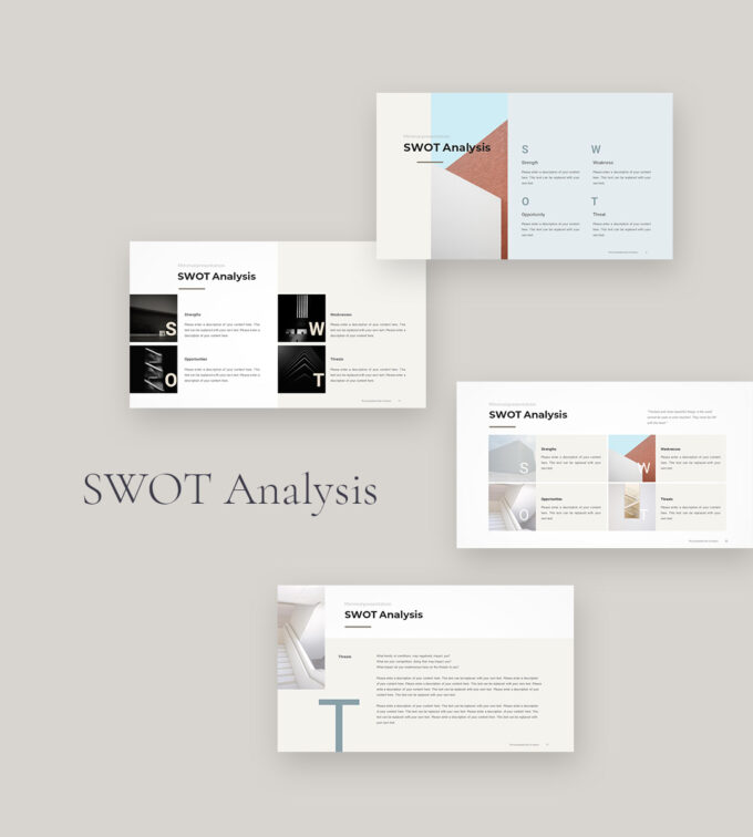 SWOT 분석 PPT템플릿