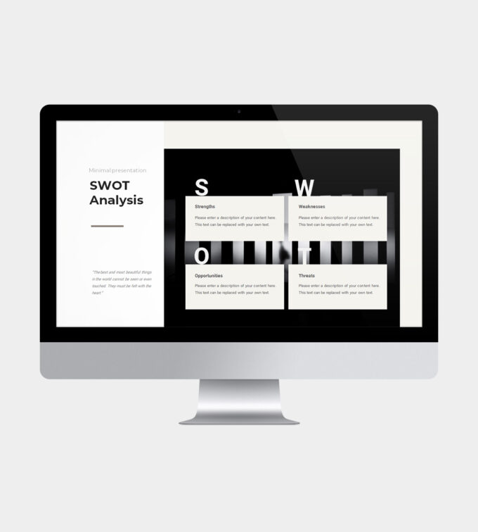 SWOT 분석 PPT템플릿