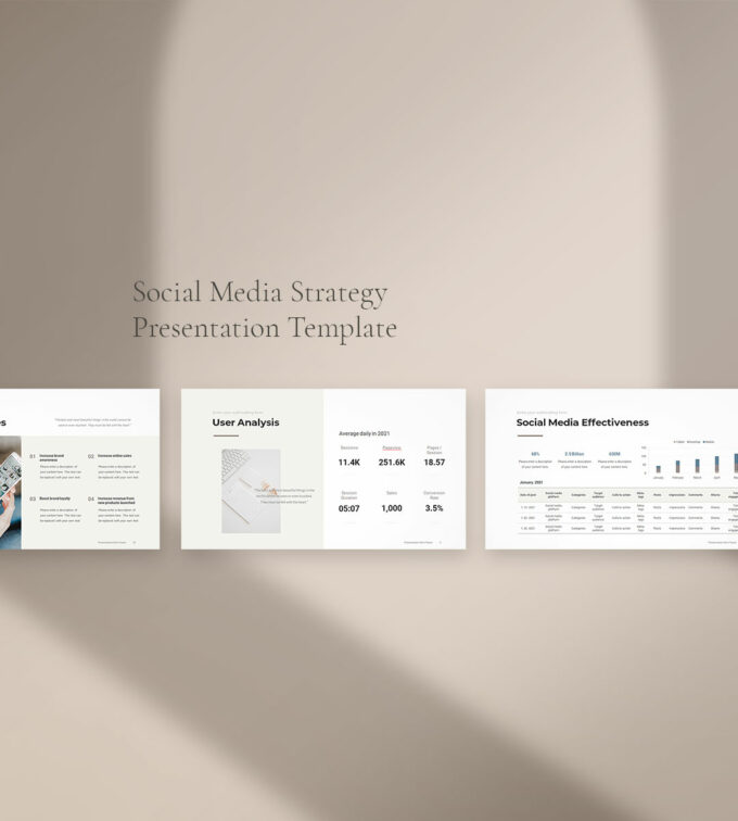 Social Media Strategy Template preview 3