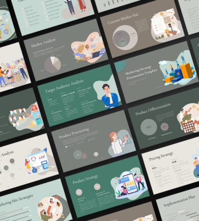 캔바 마케팅 전략 템플릿 미리보기 2